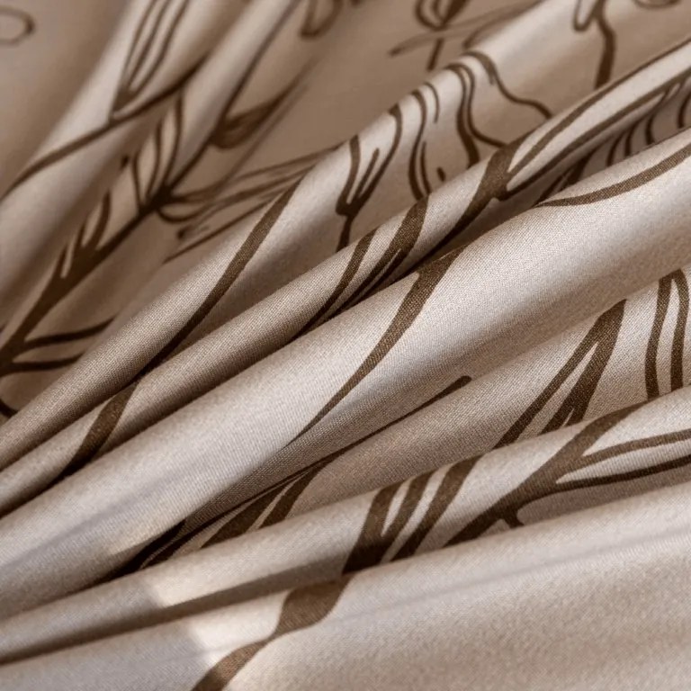 Flanelové obliečky z mikrovlákna MINARO béžové Rozmer obliečky: 70 x 90 cm | 140 x 200 cm