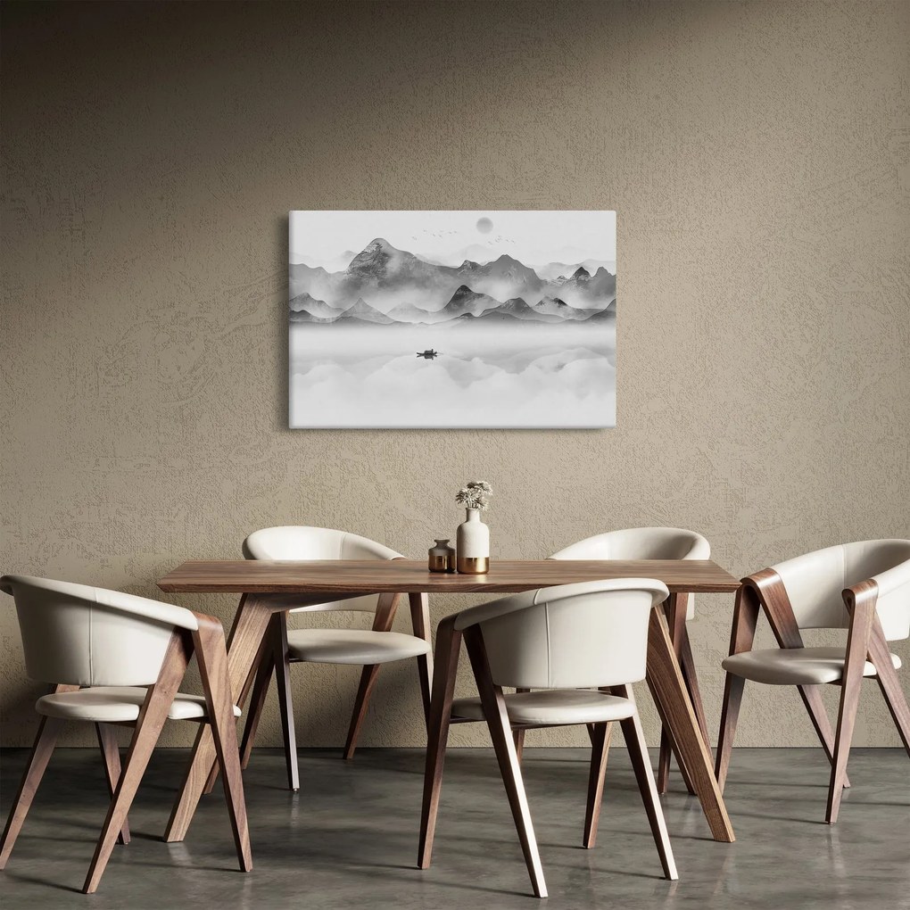 Obraz - Japonské jazero (90x60 cm)