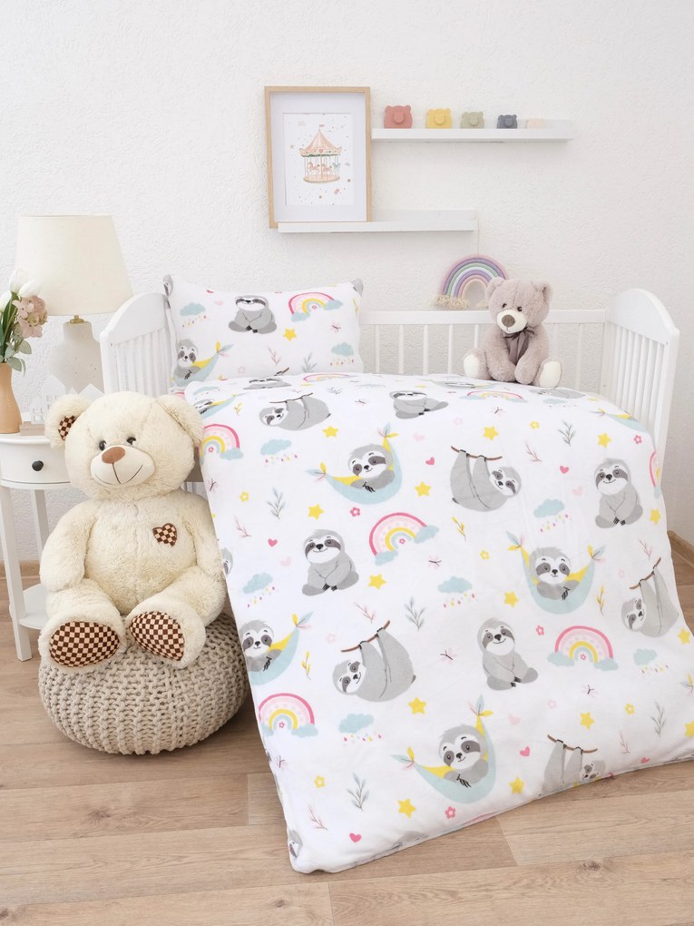 Obliečky mikroplyš do postieľky Exclusive – Leňochod