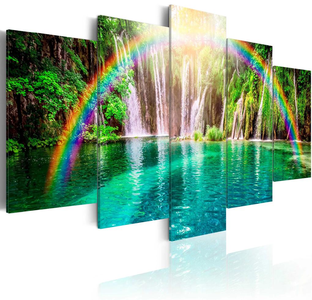 Artgeist Obraz - Rainbow time Veľkosť: 100x50, Verzia: Premium Print