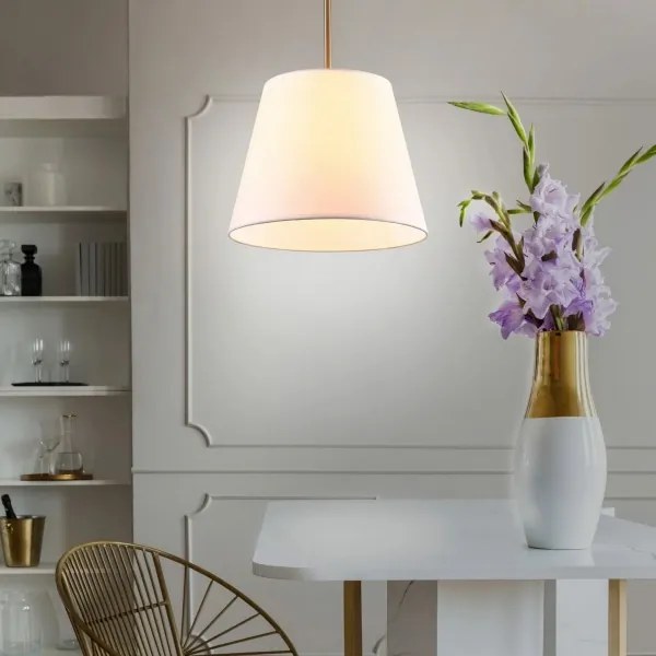 Luster na lanku ELENA 1xE27/20W/230V biela