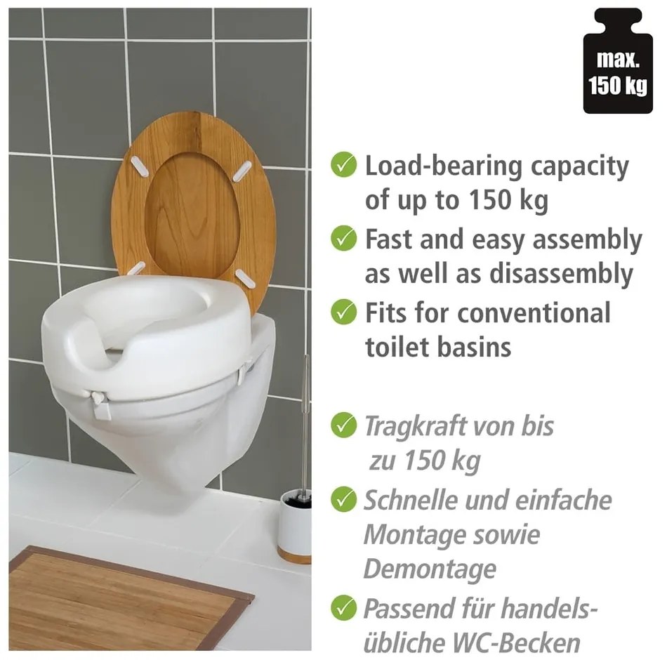 Zvýšené WC sedadlo Secura – Wenko