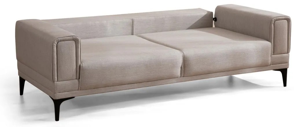 Třímístná rozkládací pohovka Horizon 230 cm ecru