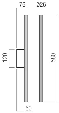 Redo 01-4058 - LED stmievateľné nástenné svietidlo NIKOS LED/10W/230V CRI 90 zlaté