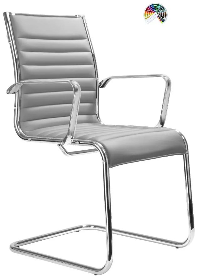 MAYER Konferenčné kreslo STUDIO5 25S3 F5 AC čalúnenie PURE LEATHER pravá koža