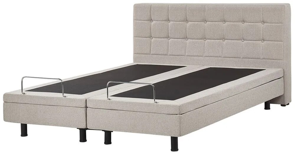 Manželská posteľ 180 cm DUCHE (béžová). Vlastná spoľahlivá doprava až k Vám domov. 1007247