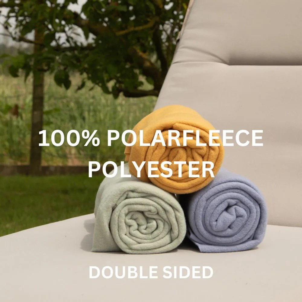 Hnedá fleecová deka 130x160 cm Riso – Tiseco Home Studio