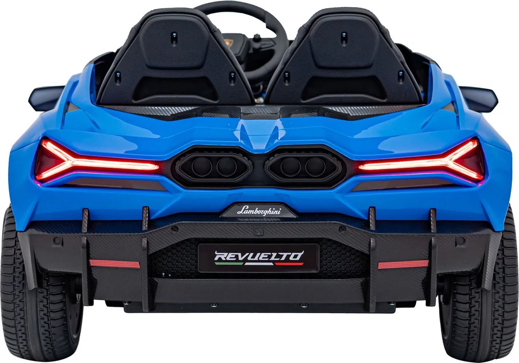 Ramiz Lamborghini Revuelto XL vozidlo Modrá