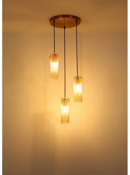 Globo 15775-3HR - Luster na lanku KAROLO 3xE14/40W/230V