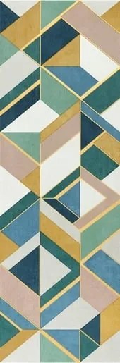 Dlažba DOM Kipling shapes gold 33x100 cm mat DKPD10SH