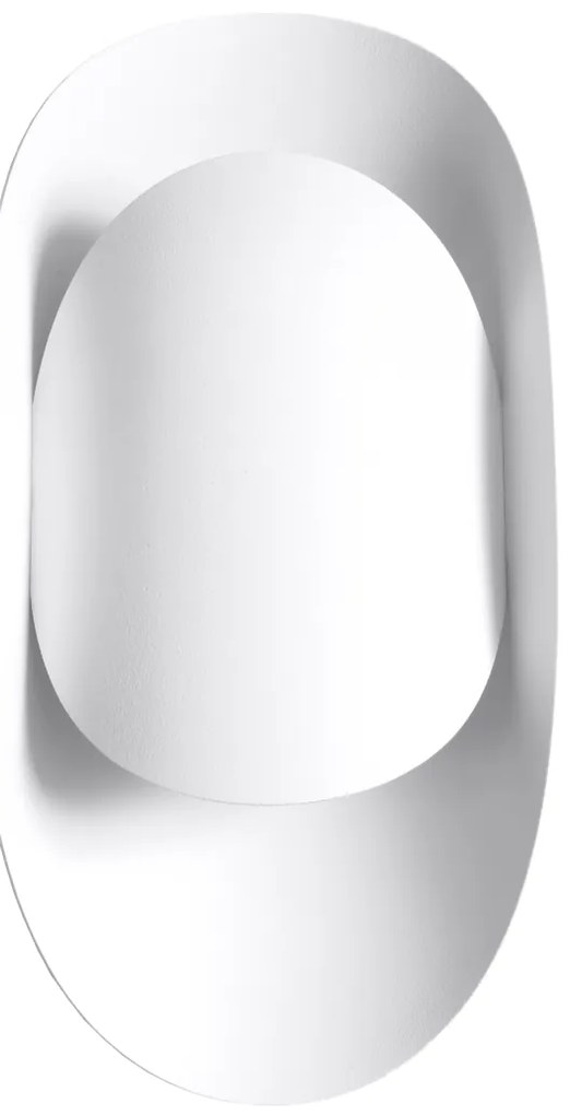 Nástenné svietidlo Tear, 1x biele kovové tienidlo