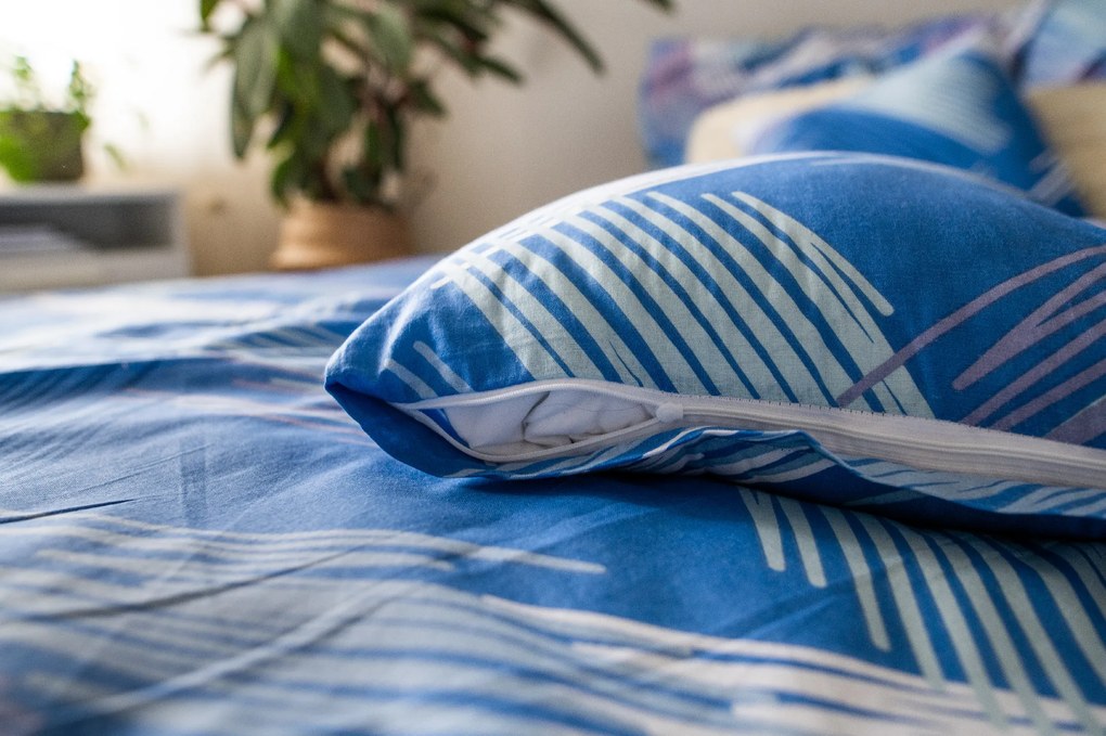 myHOUSE BLUE RIGHE bavlnené obliečky DeLuxe 140x200cm 3 Set Balenie