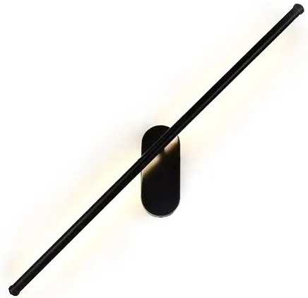 Toolight - LED nástenná kúpeľnová lampa nad zrkadlo 92cm 12W 640lm APP583-1W, čierna, OSW-09754