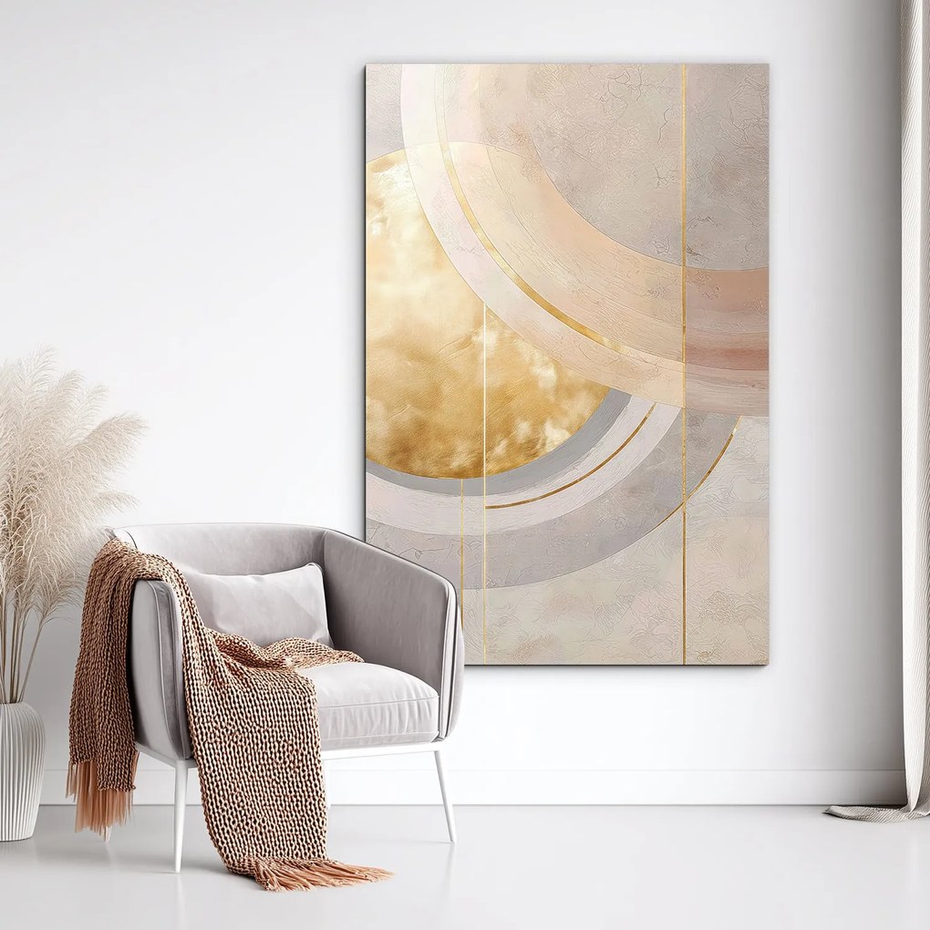 DUBLEZ | Veľký abstraktný obraz - Gold