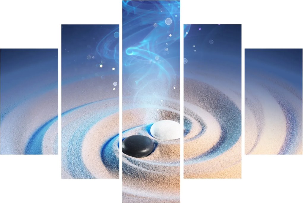 Obraz - Éterický yin-yang (150x105 cm)