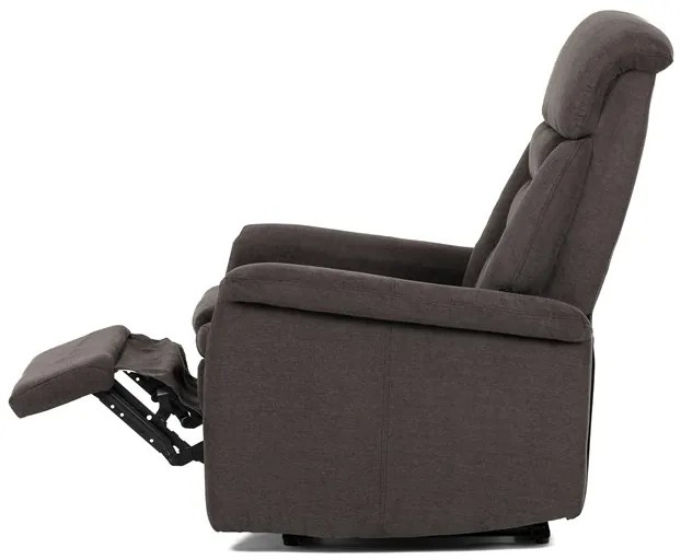 Autronic BONTEC Polohovacie kreslo, elektrické zabudované ovládanie, hnedá, látka, TV-925 BR2 Farba: Šedá
