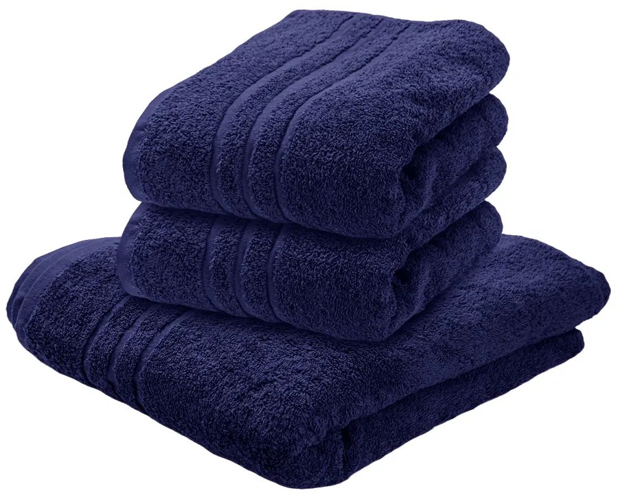 Osuška Comfort 70 x 140 cm tmavomodrá, 100% bavlna