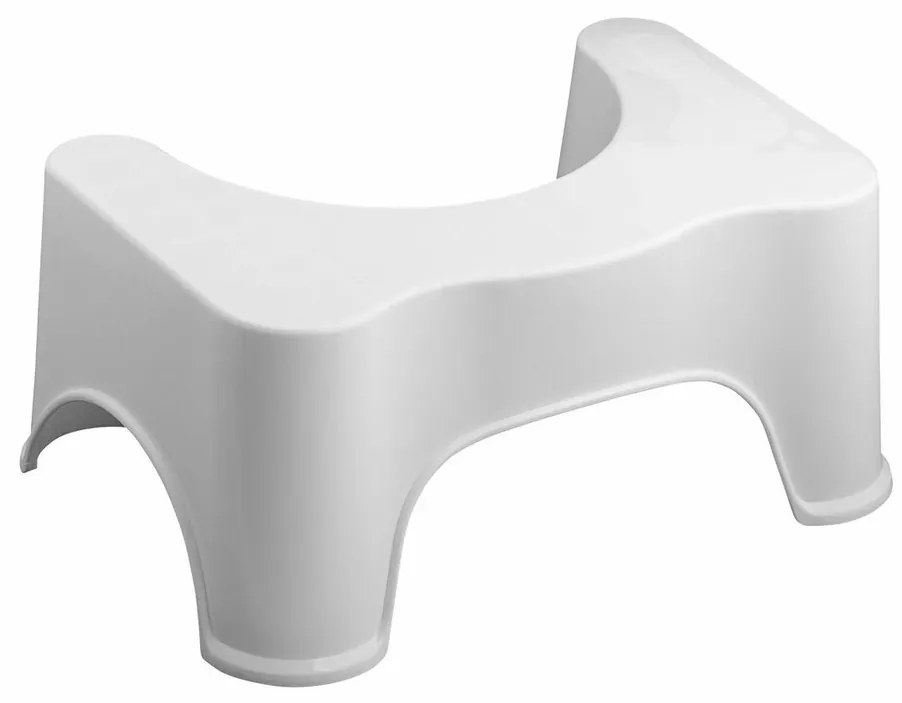 SAPHO ST002 podstavec na toaletu, 39 x 22 x 17 cm, biela