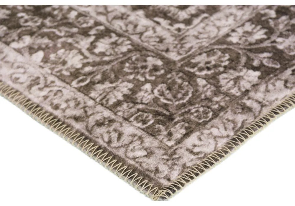 Béžový prateľný koberec 150x80 cm - Vitaus