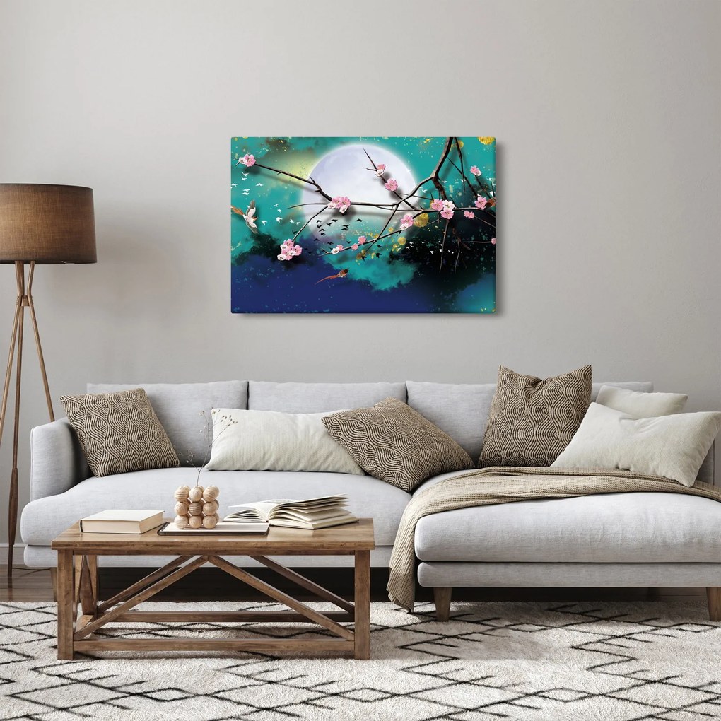 Obraz - Strom, grafika (90x60 cm)
