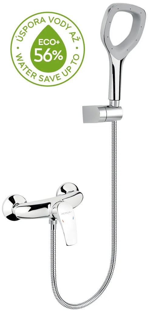 Novaservis Metalia ECO+, sprchová batéria 150 mm, chrómová, 57060,0E