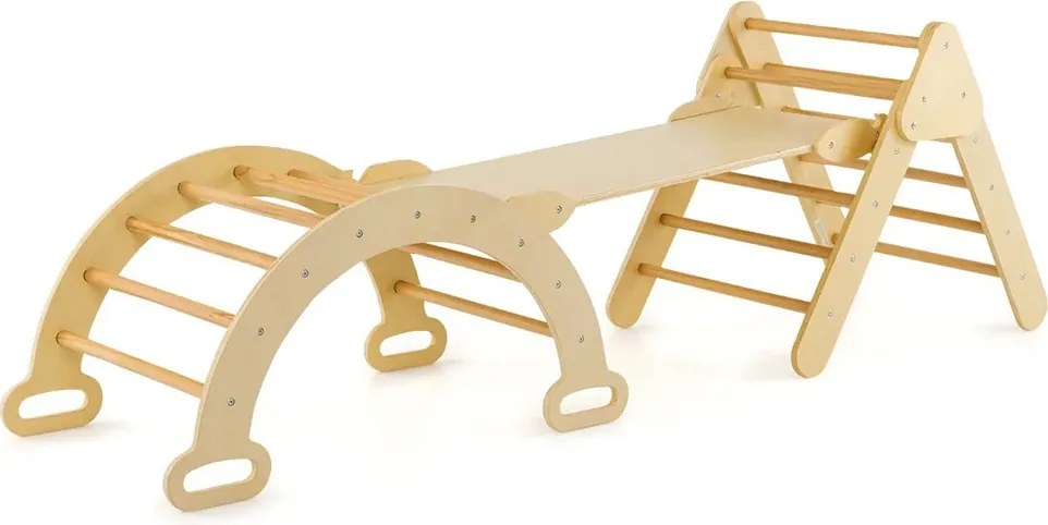 3-dielna drevená lezecká súprava