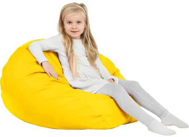 Sedací vak SAKO slnečný ekokoža