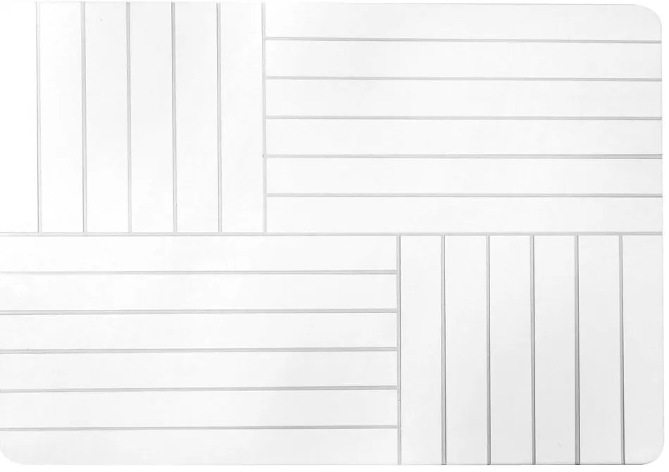 Biela kúpeľňová predložka 50x70 cm Malta – douceur d'intérieur