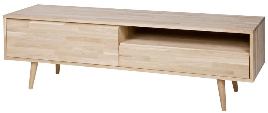 Televízny stolík z dubového dreva WOOOD Tygos