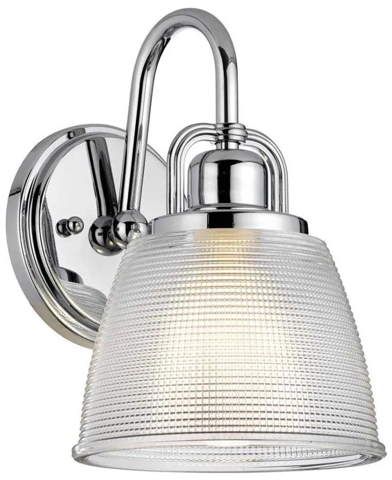 Quoizel QZ-DUBLIN1-PC - LED Kúpeľňové svietidlo DUBLIN 1xG9/3W/230V IP44 chróm