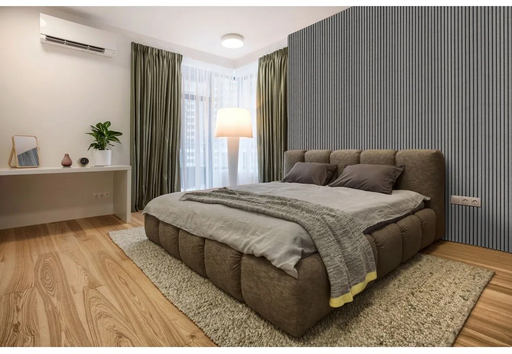 Akustický panel G21 270x60,5x2,1 cm, tmavo šedý dub 63910196 2ks
