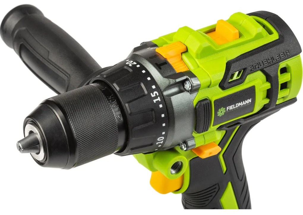 Fieldmann FDUV 70215-0 bezuhlíková vŕtačka FAST POWER 20 V