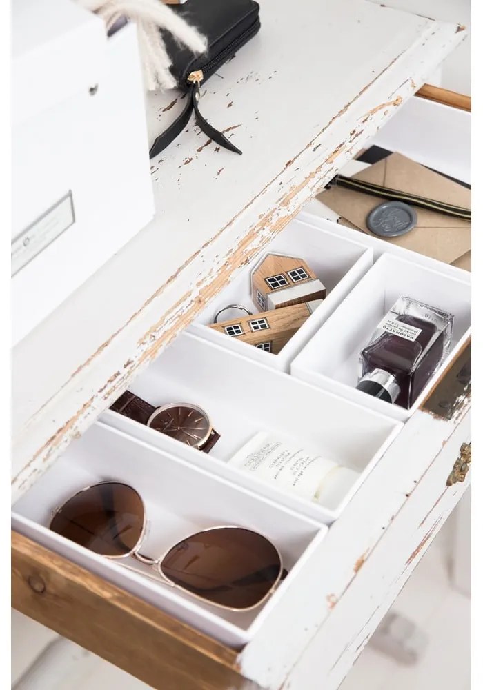 Kartónové organizéry do zásuvky v súprave 5 ks Emma Paper Laminate – Bigso