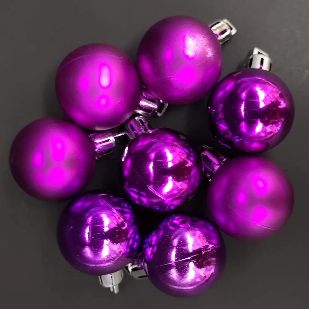 AMADEA Náhradné gule fialové 8 ks