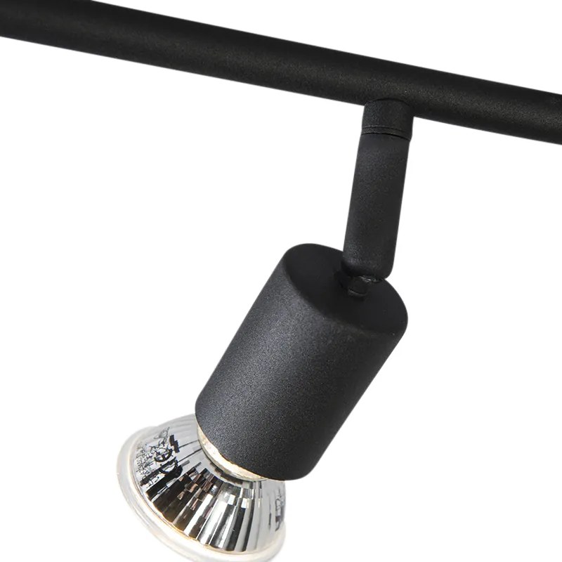 Inteligentné bodové svetlo čierne naklápateľné vrátane Wifi GU10 - Jeany