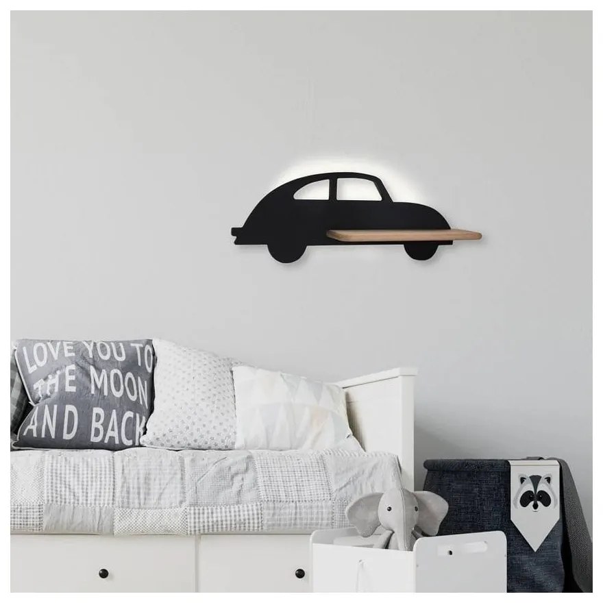 Čierne detské svietidlo Car - Candellux Lighting