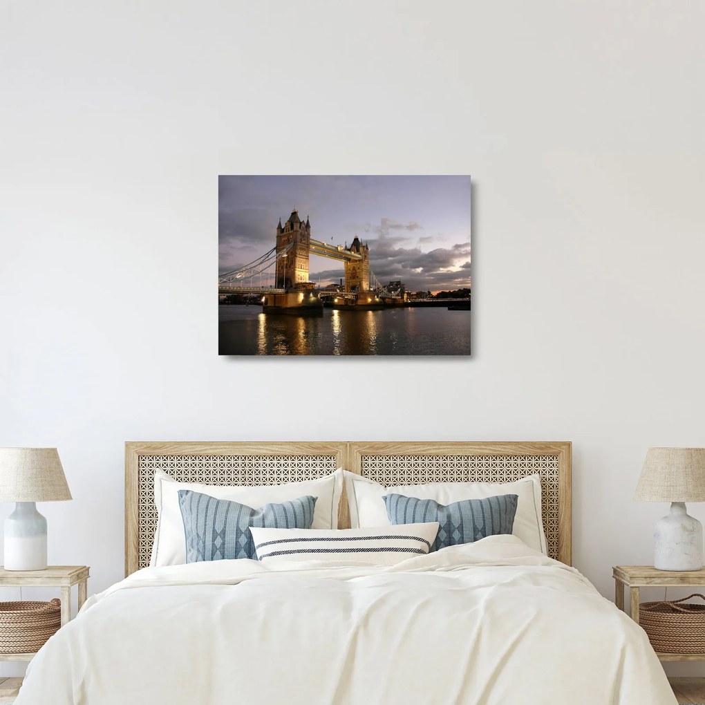 Obrázok - Tower Bridge v noci (70x50 cm)