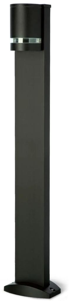 Vonkajšie stojanové svietidlo REDO FOCUS čierny hliník 9813