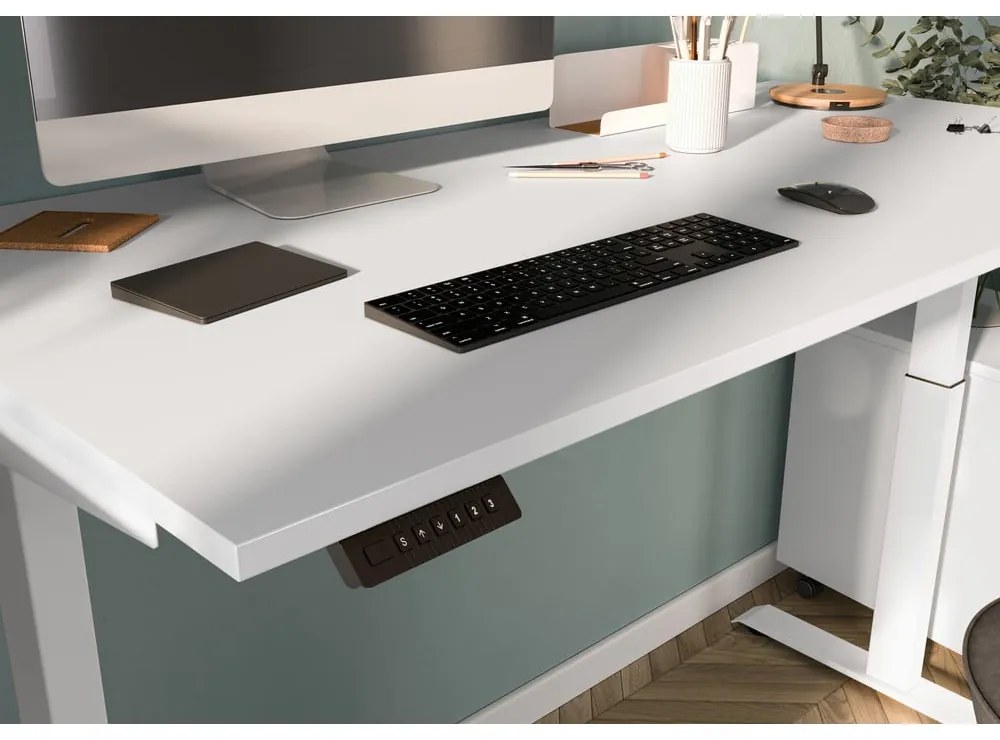 Pracovný stôl s elektricky nastaviteľnou výškou 80x120 cm Mailand – Germania