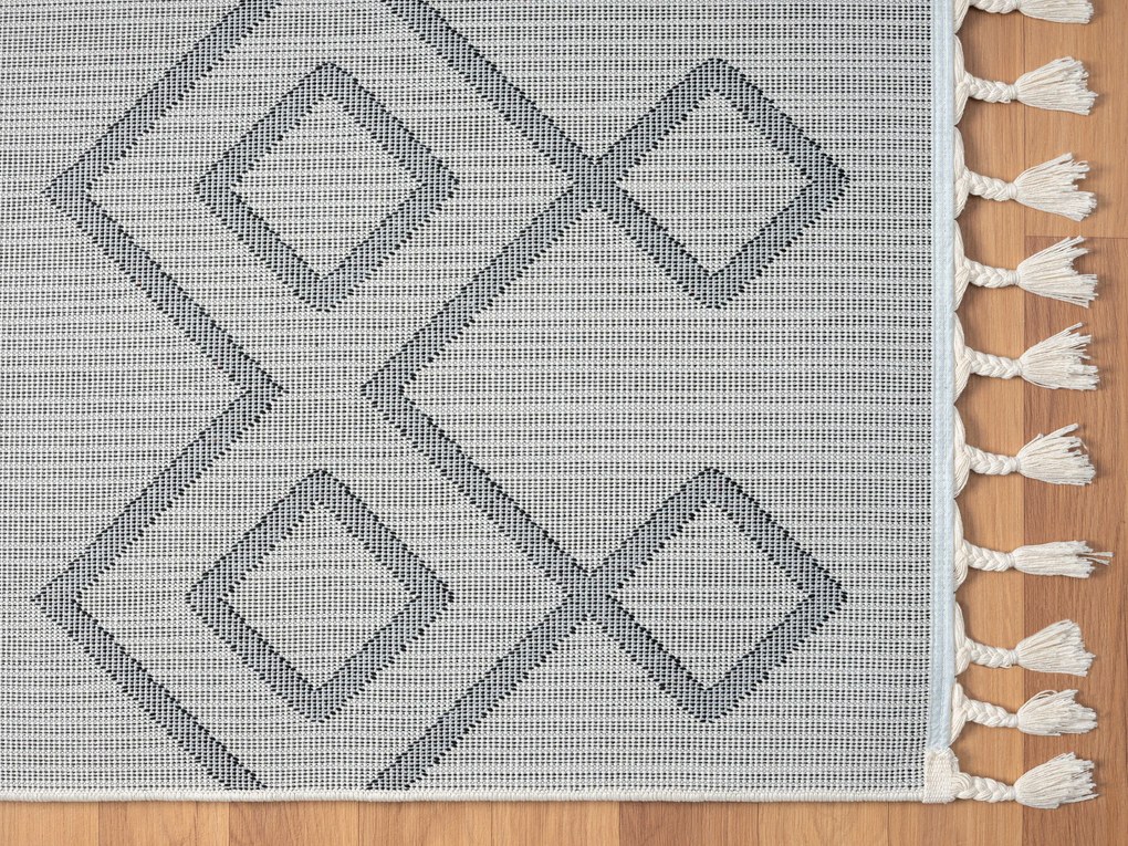 Kusový koberec Moroccan Dream weiß, 200x290, čiernobiela, obývacia izba, My Flair