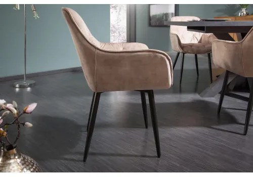 Stolička 41178 Milano Zamat Champagner  - Komfort-nábytok