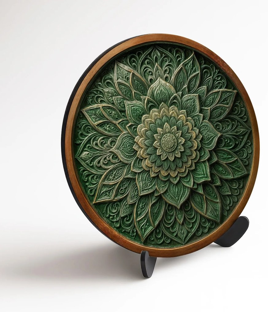 DUBLEZ | Mandala na stenu - Smaragd