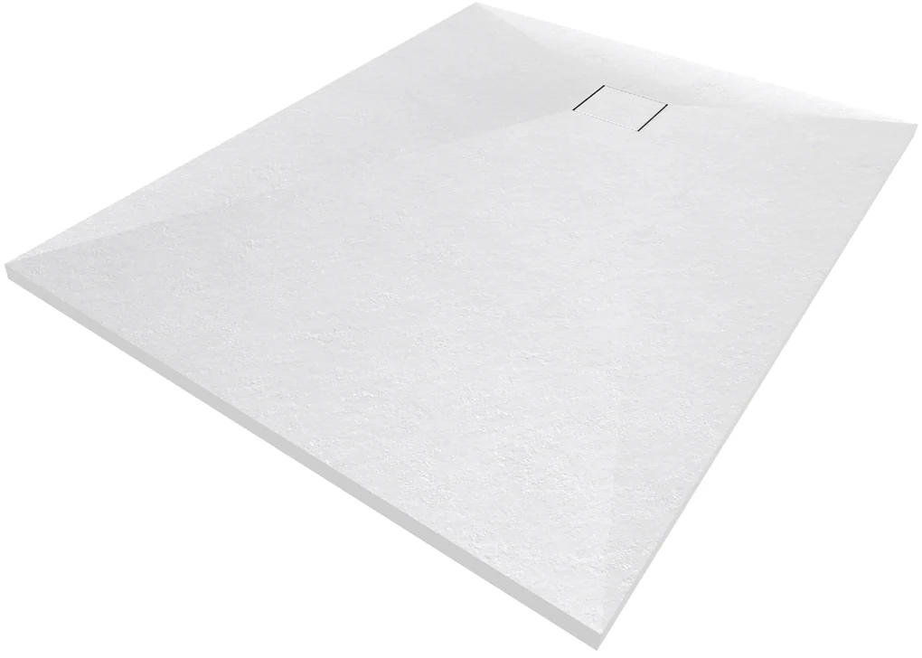Erga Oldaf, SMC obdĺžniková sprchová vanička 120 x 80 cm, biela matná, ERG-GMA-OL-80120