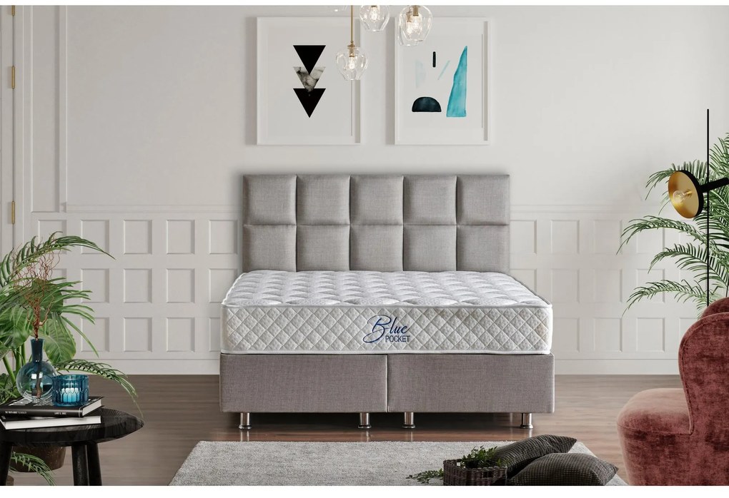 Taštičkový matrac Blues 200x160 cm (T3). Akcia -20%. Vlastná spoľahlivá doprava až k Vám domov. 1101480