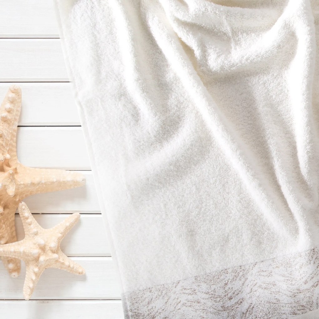 FROTÉ UTERÁK RUBI 50X90 CM STRIEBORNÁ