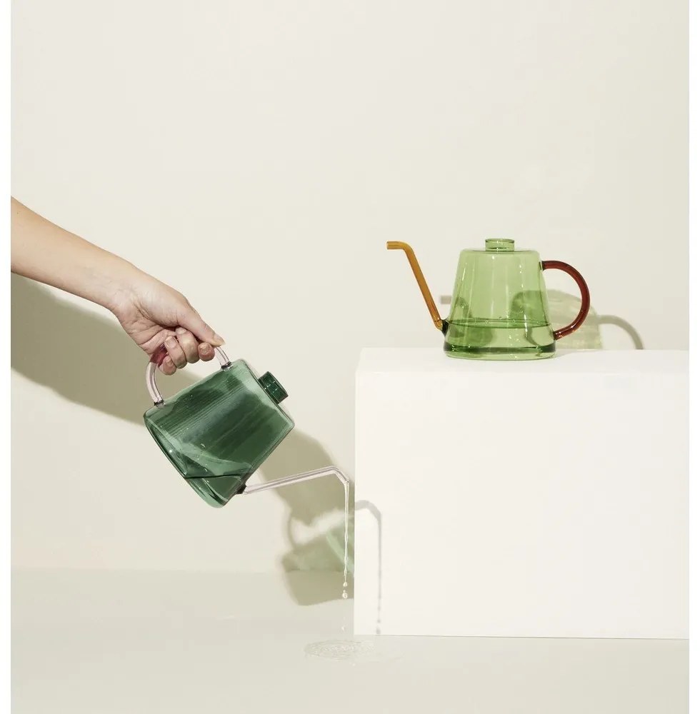 Sklenená kanvička na zalievanie 1 l Flora – Hübsch