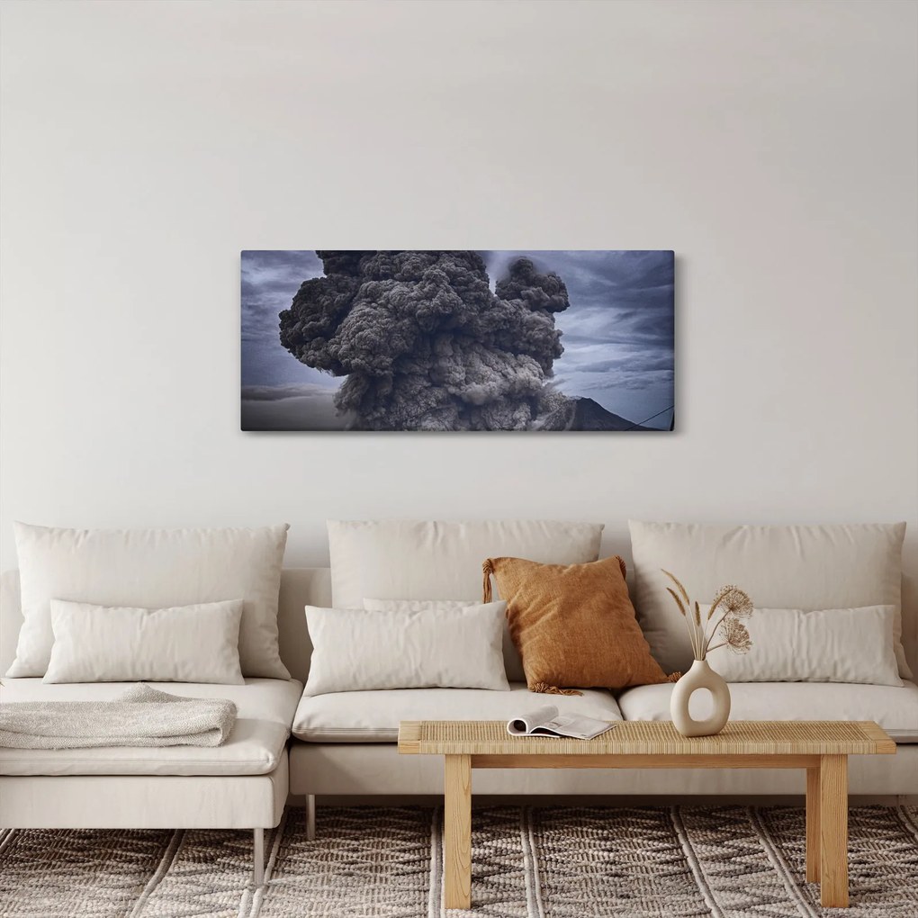 Obraz - Sopečná erupcia (120x50 cm)