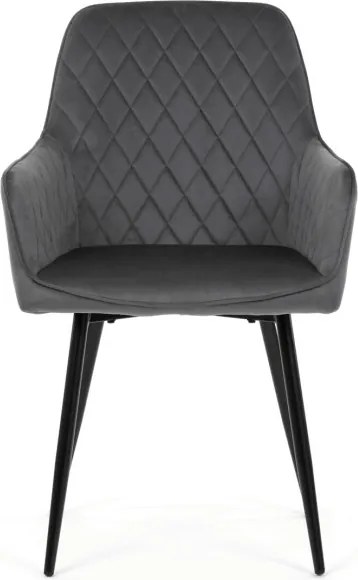 Jedálenská stolička sivá DCH-215 GREY4