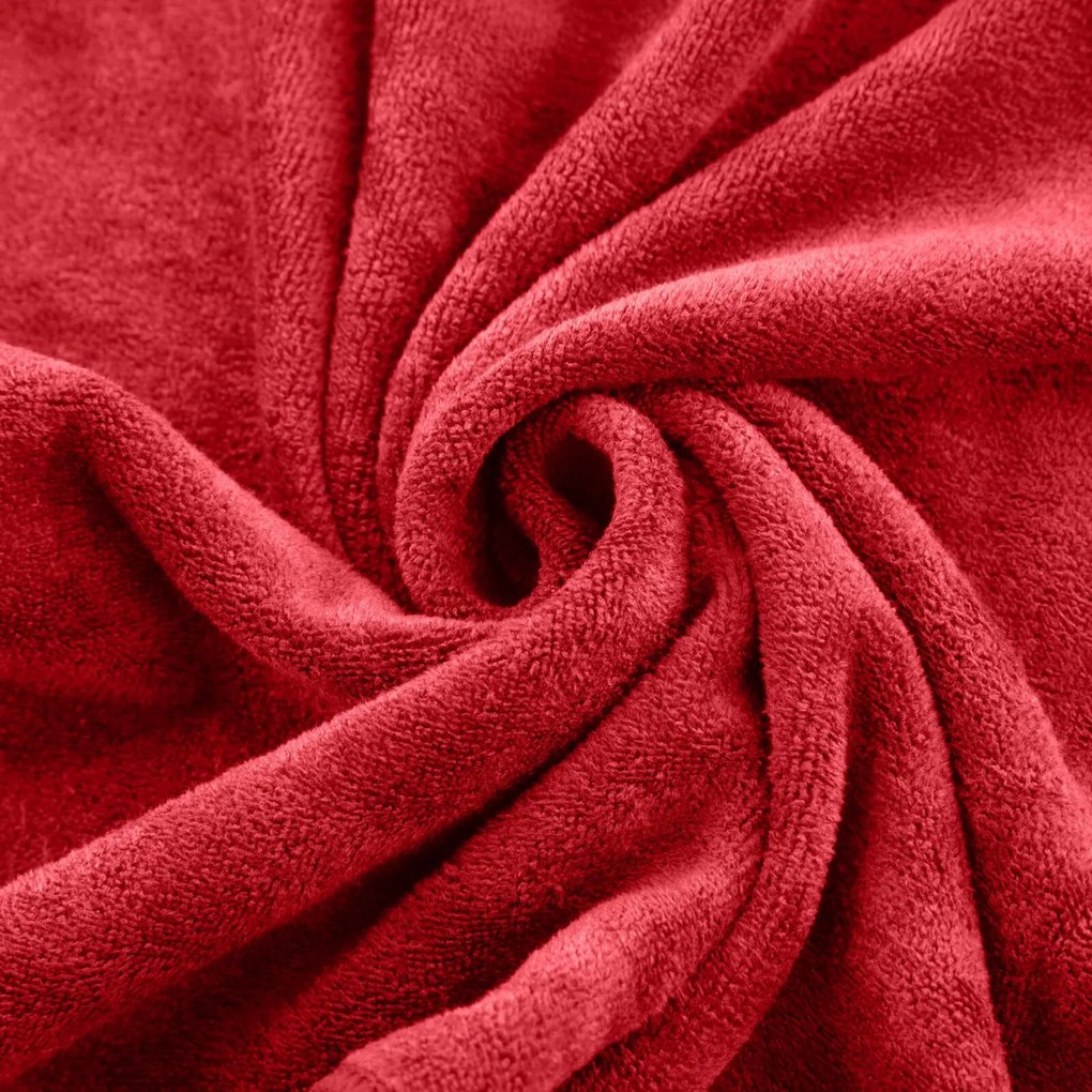 RÝCHLOSCHNÚCI UTERÁK Z MIKROVLÁKNA AMY4 SADA 6KS 30X30 CM ČERVENÁ