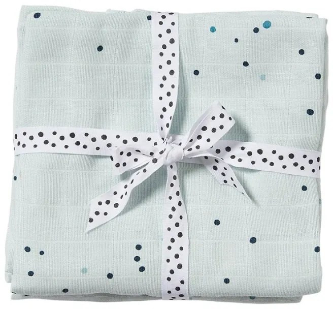 Done by Deer Mušelínové plienky Dreamy Dots 2ks modré